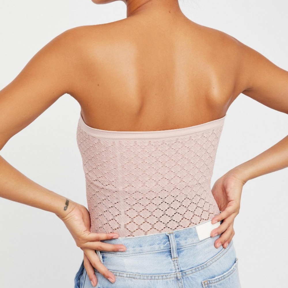 Light pink Free People tube top